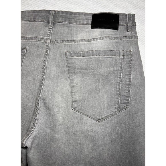 Perry Ellis Jeans Slim Fit Stretch Men 36x32 (38x31.5 Actual) Light Gray Denim - Picture 12 of 13